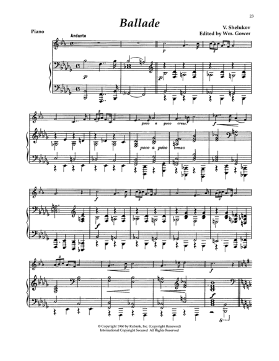 Ballade School and Community scores gallery preview page 1