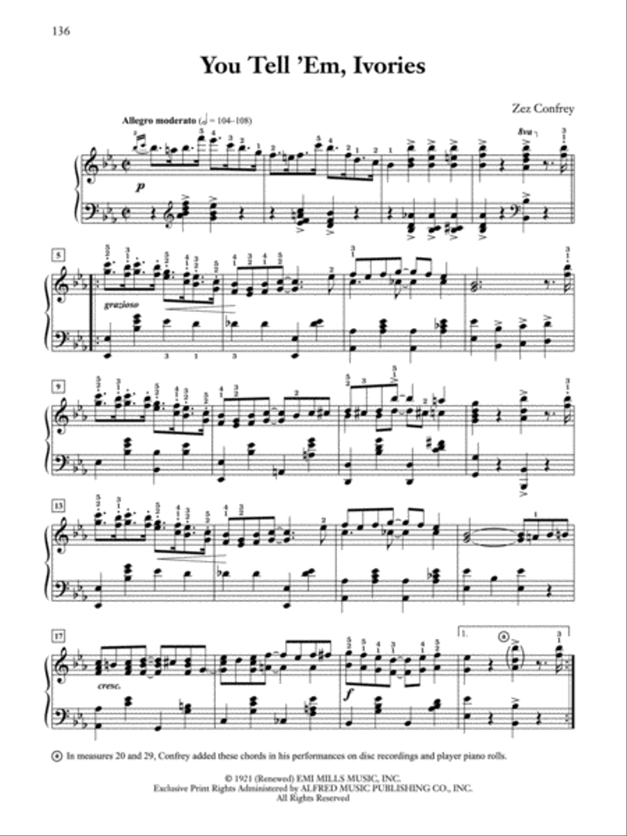 Zez Confrey at the Piano Piano Solo scores gallery preview page 5
