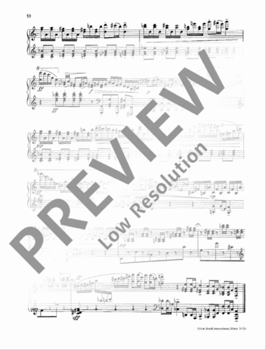 Three Piano Pieces Three Piano Pieces Piano Solo scores gallery preview page 11