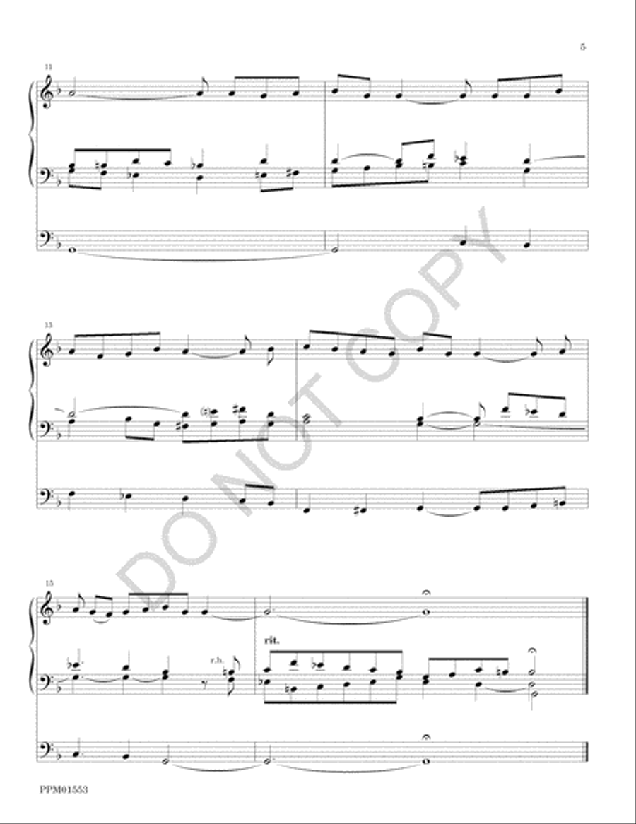 Five Plainsong Preludes for Organ Organ Solo scores gallery preview page 8