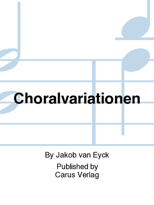 Book cover for Choralvariationen
