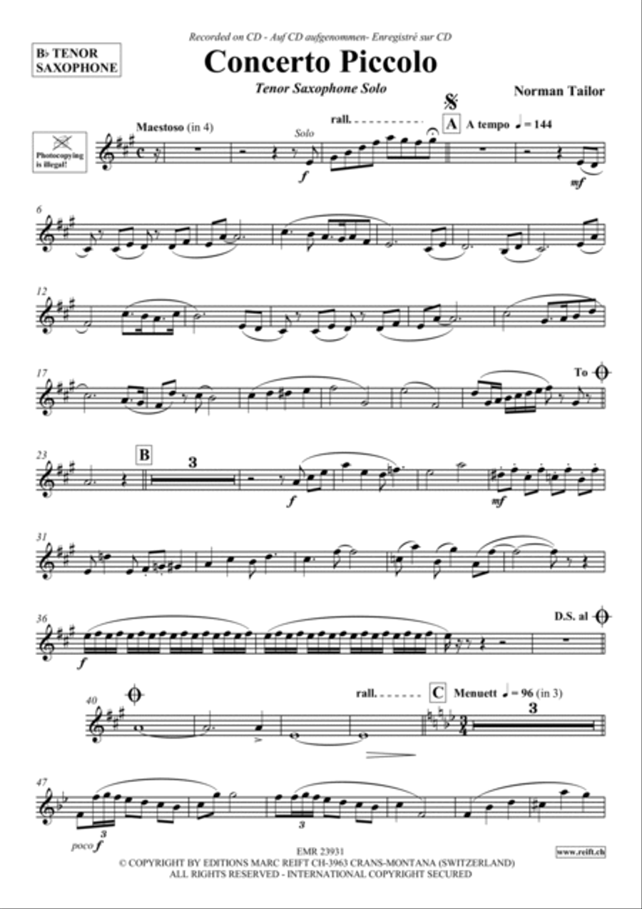 Concerto Piccolo Piccolo scores gallery preview page 2