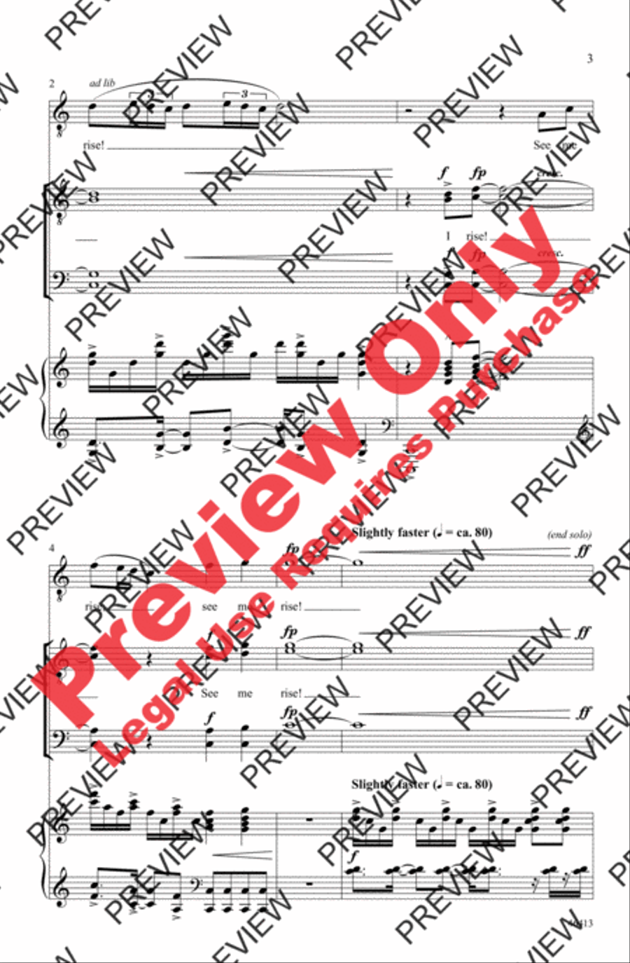 On the Pulse of Morning Men's Choir scores gallery preview page 3