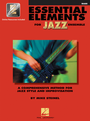 Book cover for Essential Elements for Jazz Ensemble – Bass
