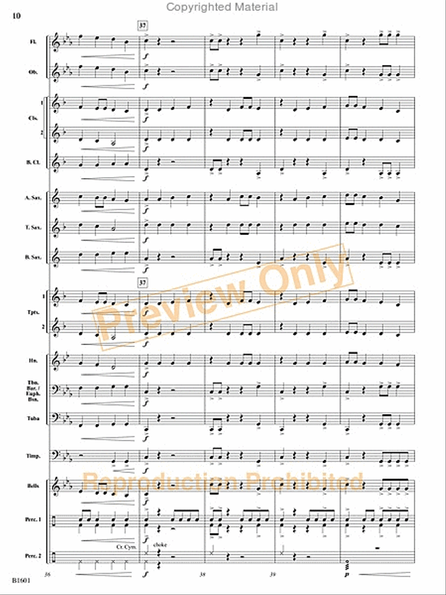 Gameday Battle Gameday Battle Concert Band scores gallery preview page 27