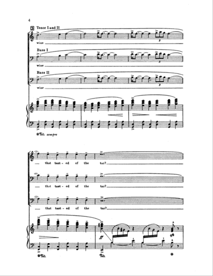 Tarantella TTBB scores gallery preview page 5