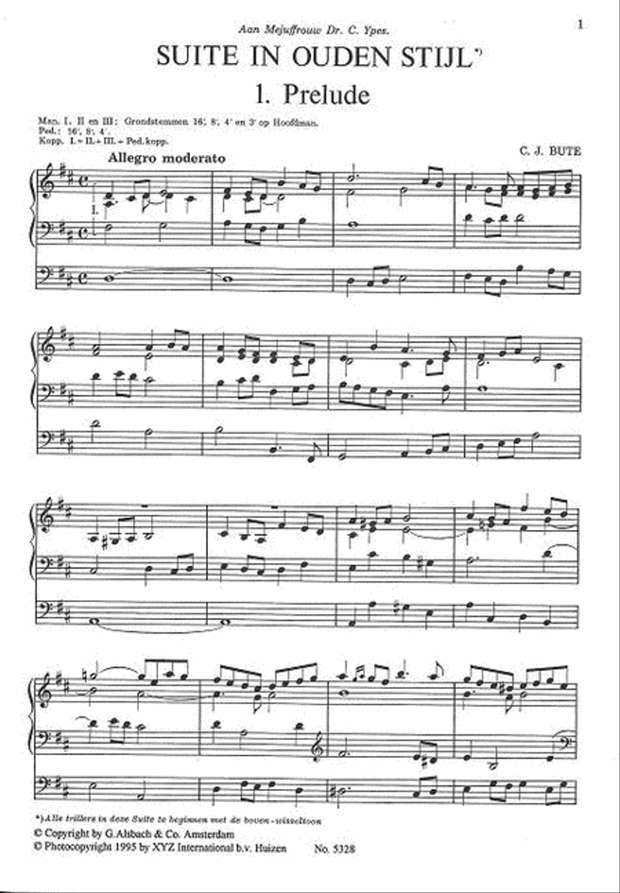 Suite In Ouden Stijl Organ scores gallery preview page 2