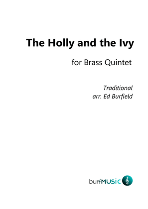 Book cover for The Holly and the Ivy for Brass Quintet