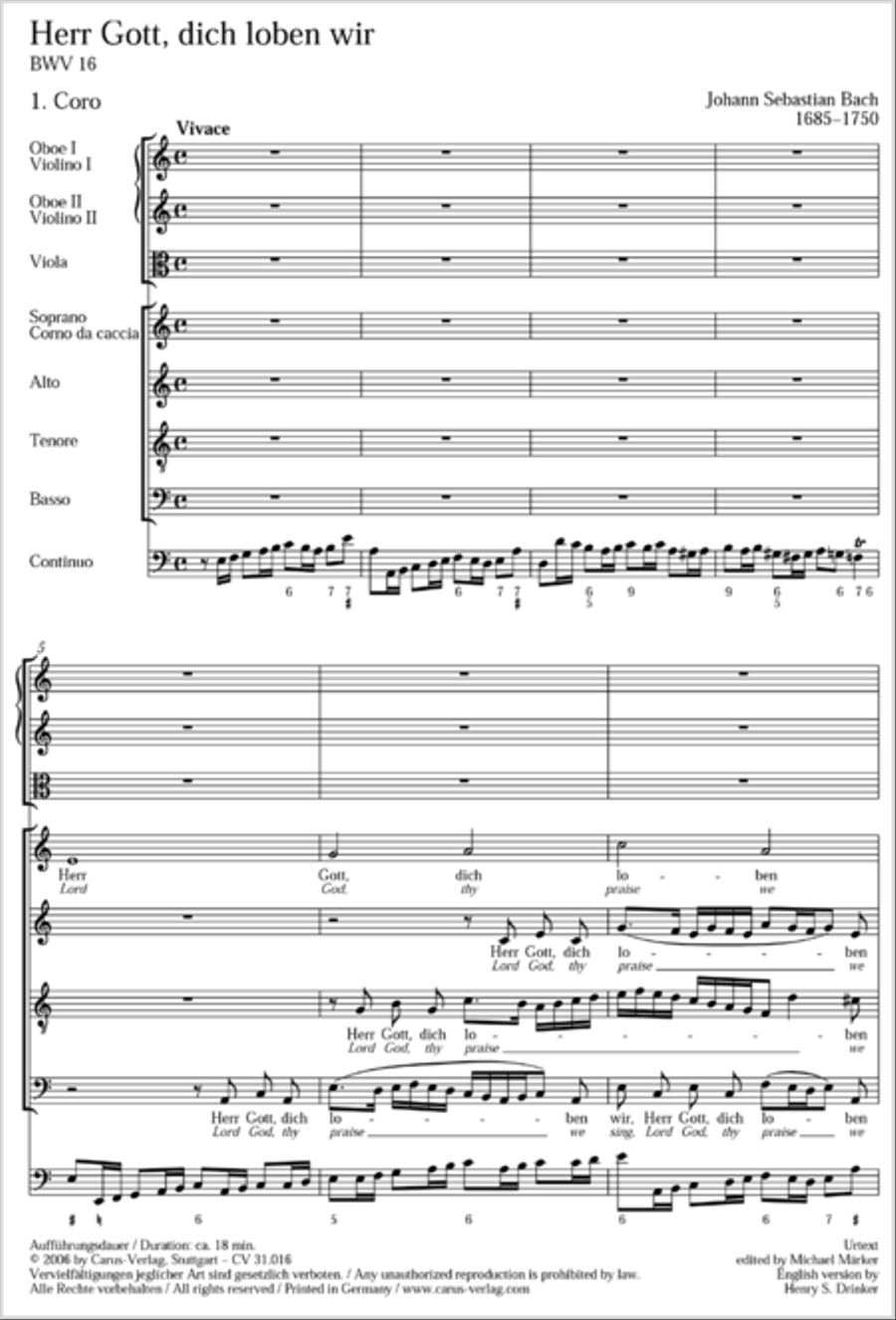 Lord God, thy praise we sing (Herr Gott, dich loben wir) ATB scores gallery preview page 34
