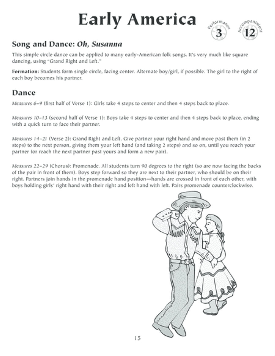 Sing and Dance Around the World, Book 2 Unison Choir scores gallery preview page 16