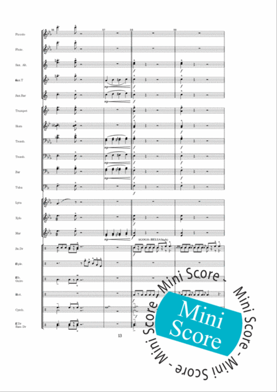 Rosevalley Blues Percussion scores gallery preview page 17
