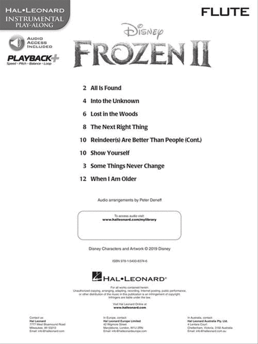 Frozen 2: Flute Play-Along image number null