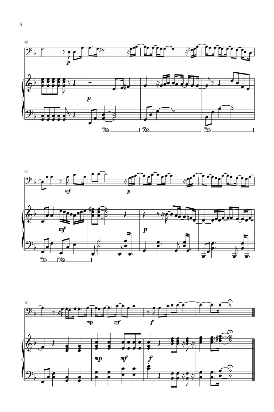 Beyond (End Credit Version) Piano scores gallery preview page 6