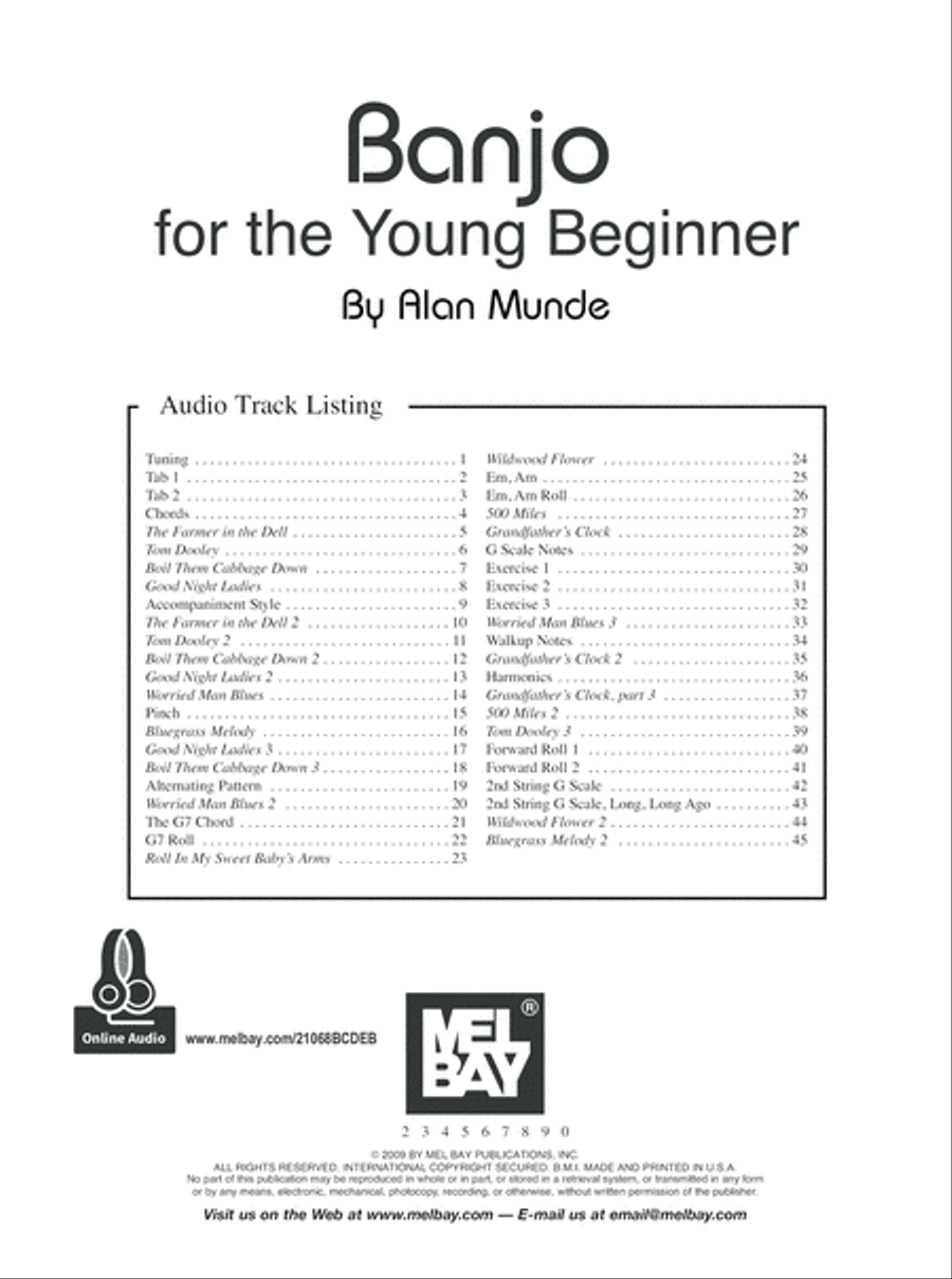 Banjo for the Young Beginner Banjo scores gallery preview page 2