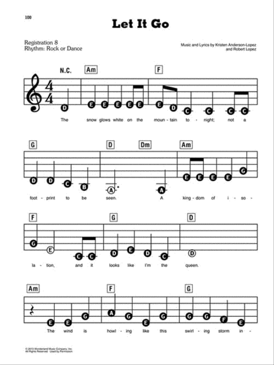 50 Great Songs Electronic Keyboard scores gallery preview page 4