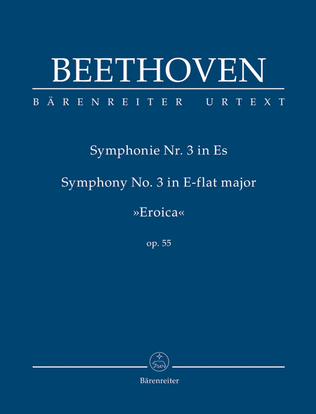 Book cover for Symphony no. 3 in E-flat major, op. 55 "Eroica"
