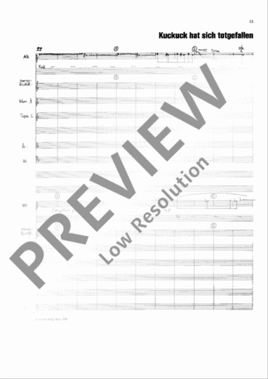 5 Kinderreime Recorder scores gallery preview page 16