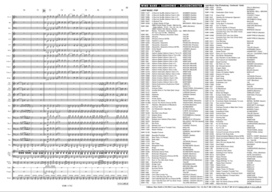 Celebrate Carnival Concert Band scores gallery preview page 7