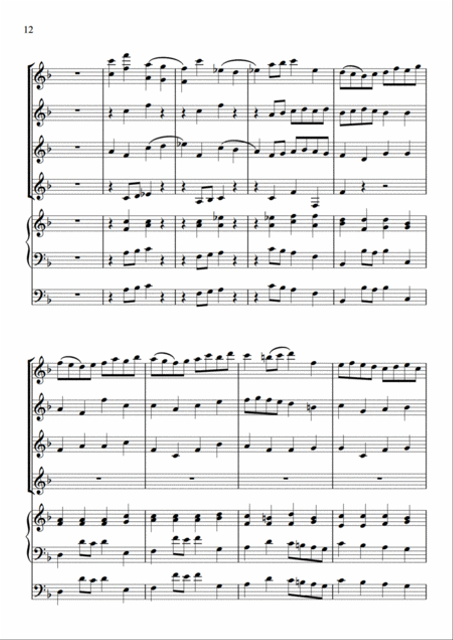 Bach Suite Set of Parts scores gallery preview page 10