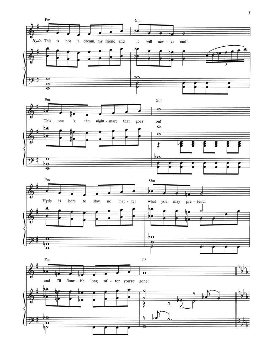 Confrontation (from Jekyll & Hyde) Voice scores gallery preview page 3