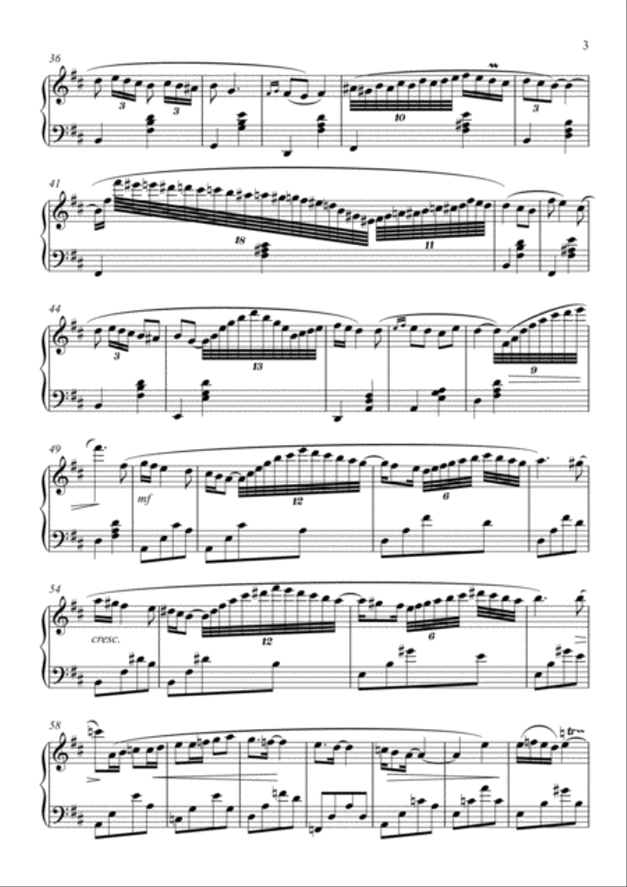 Nocturne as eventide falls of Diptych of the love of Dante and Beatrice op. 23
