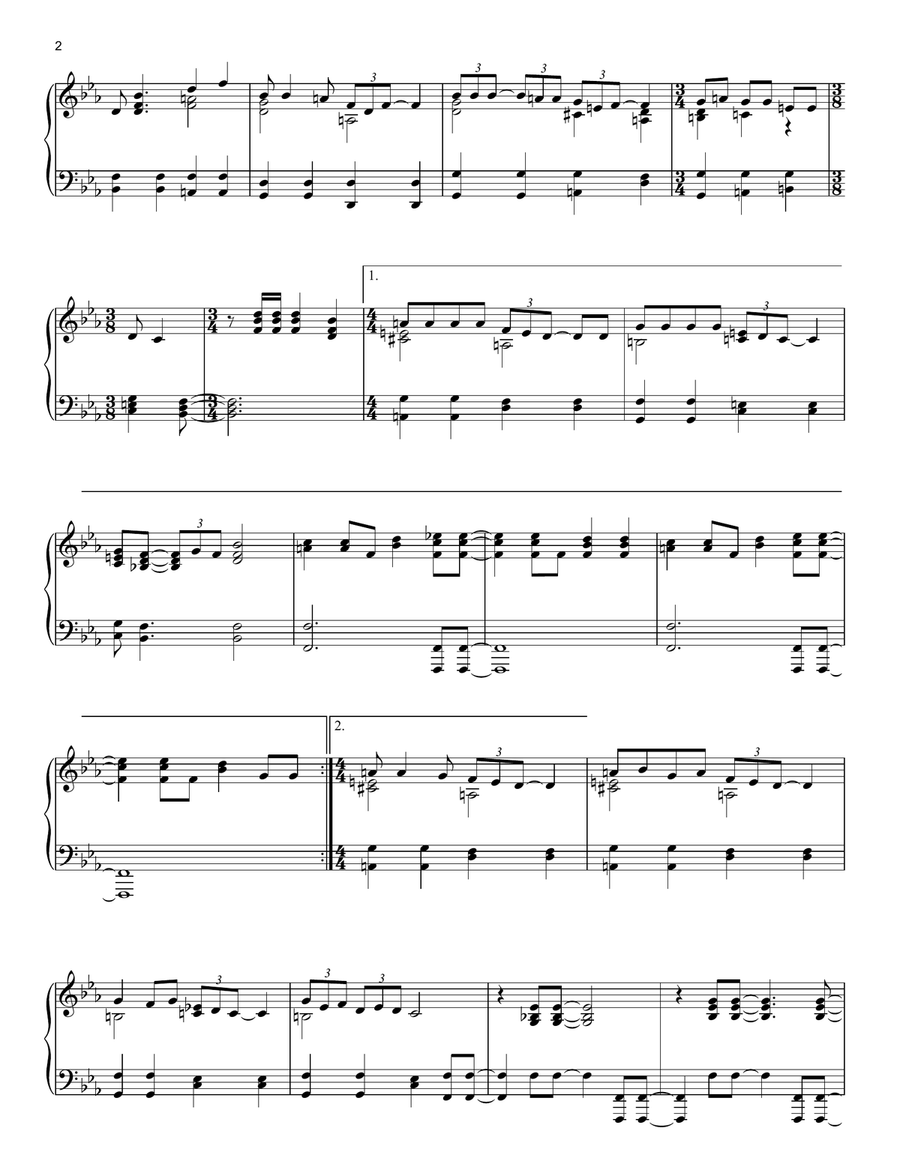 Killer Queen Piano Solo scores gallery preview page 2