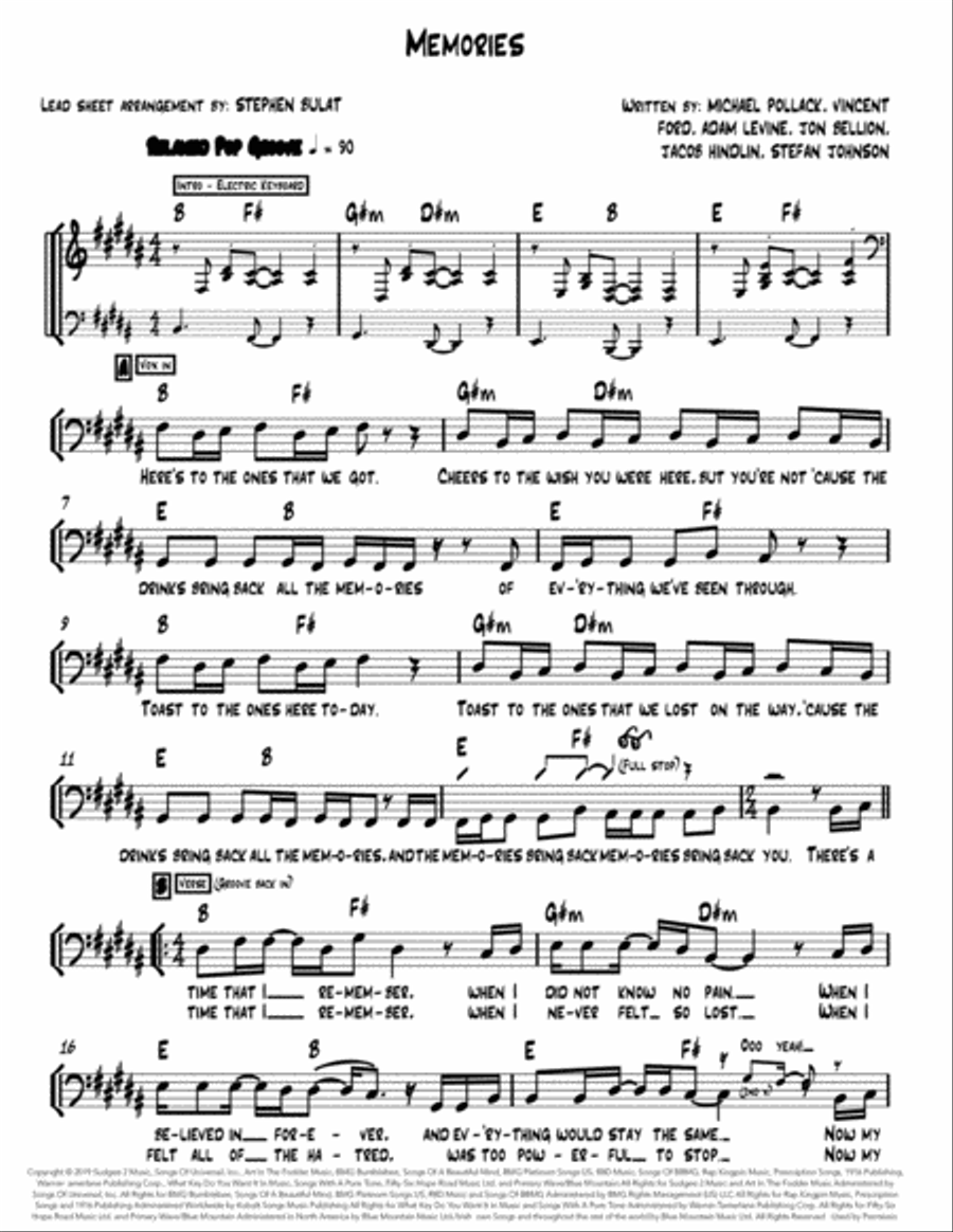 Memories Large Ensemble scores gallery preview page 2