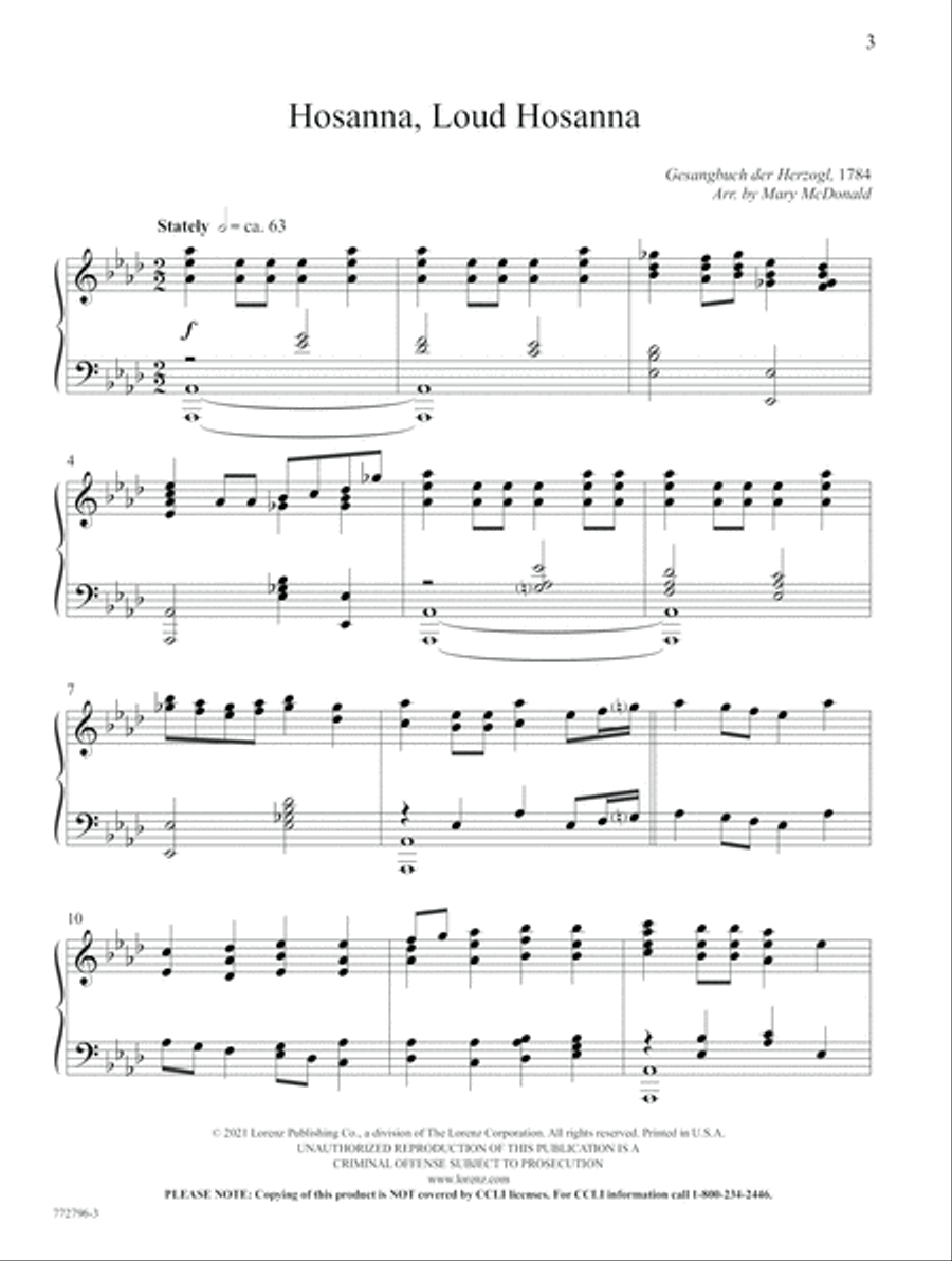 Crucified and Triumphant King! Piano Solo scores gallery preview page 2