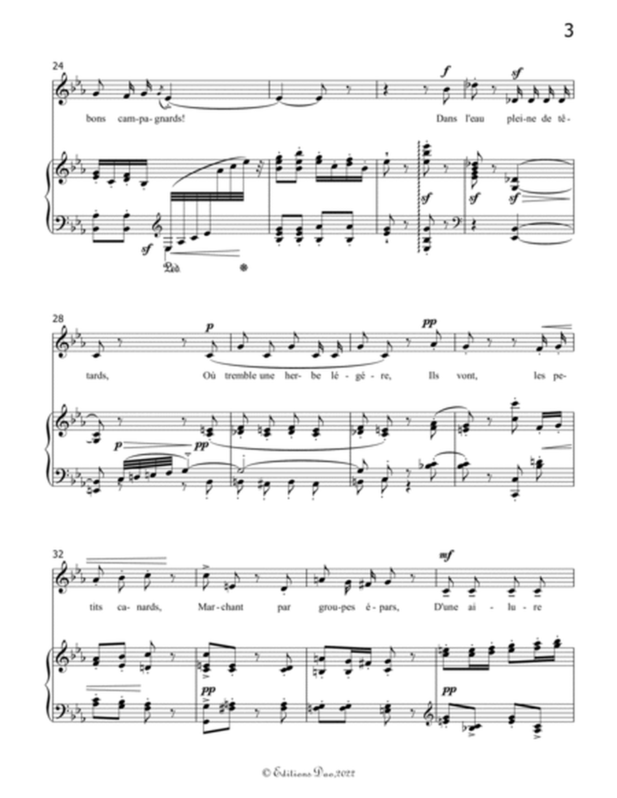 Villanelle des petits canards, by Chabrier, in E flat Major