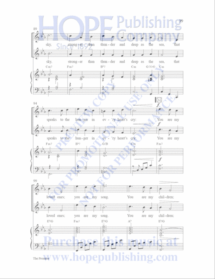 Sailor's Bible Children's Choir scores gallery preview page 40