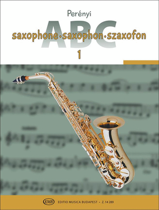 Book cover for Saxophone ABC 1