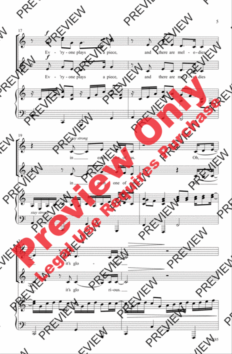 Glorious 2-Part scores gallery preview page 5