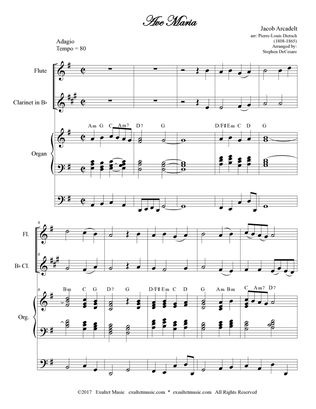 Ave Maria (Duet for Flute and Bb-Clarinet)