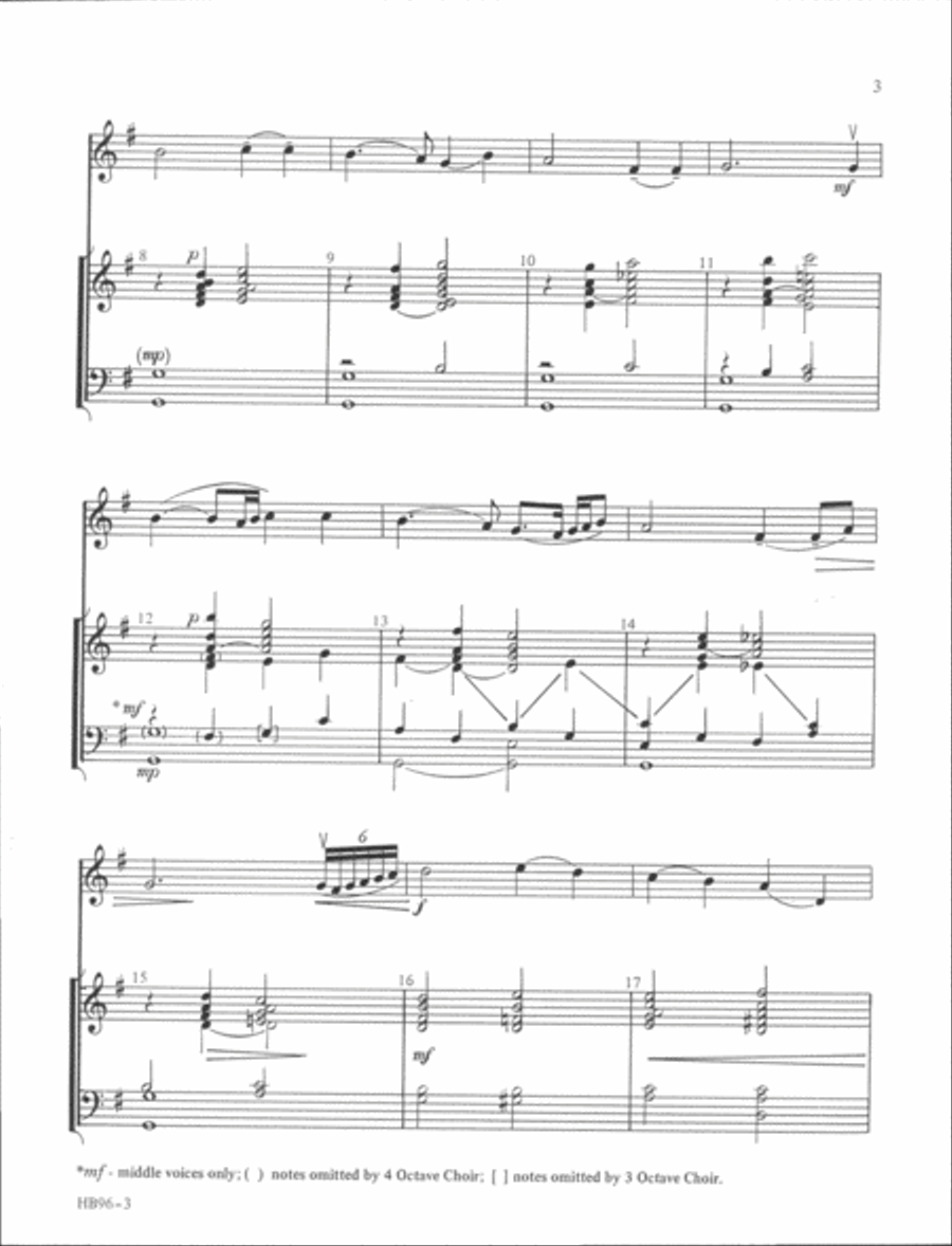 My Jesus, I Love Thee - Sanders Handbell Choir scores gallery preview page 3