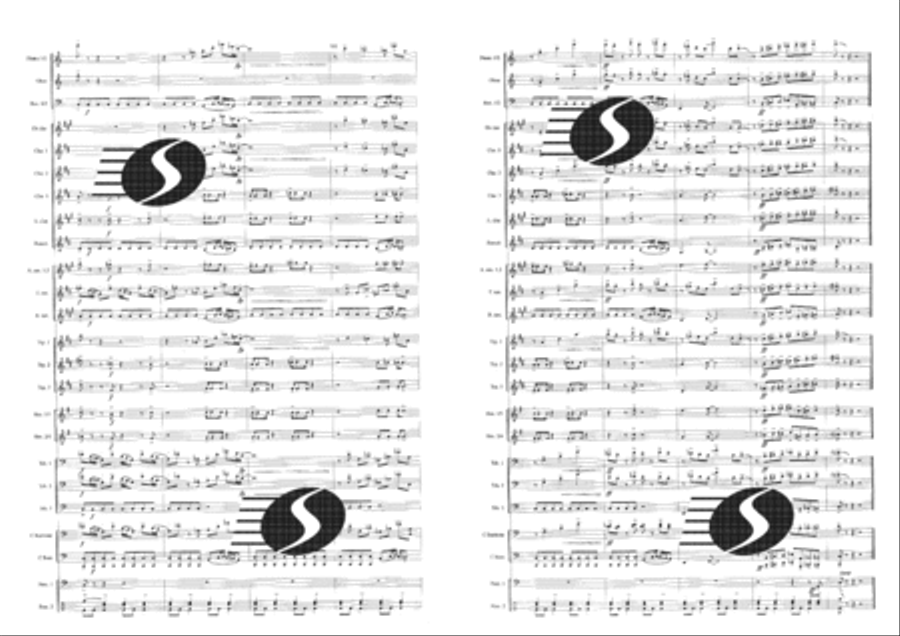 Hard to Say I'm Sorry Concert Band scores gallery preview page 14