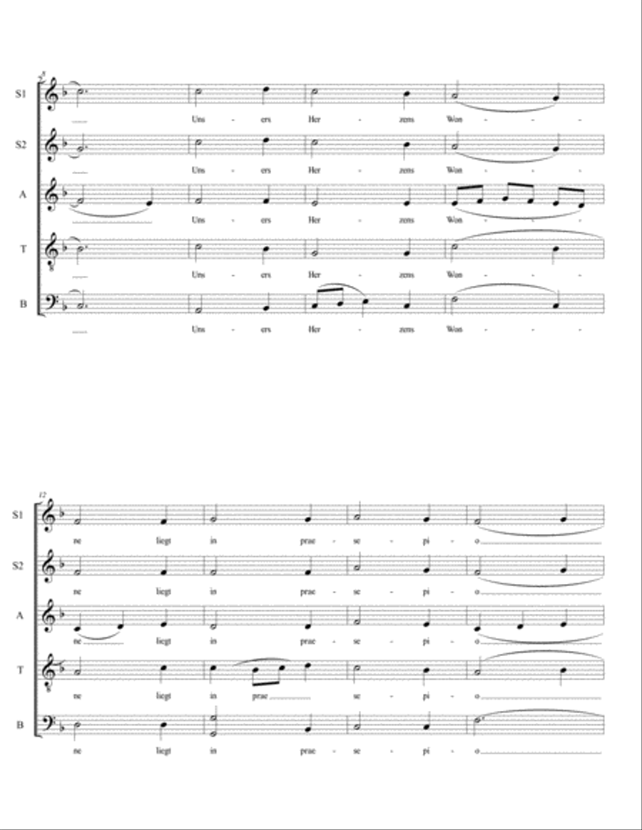 In dulci Jubilo Divisi scores gallery preview page 2
