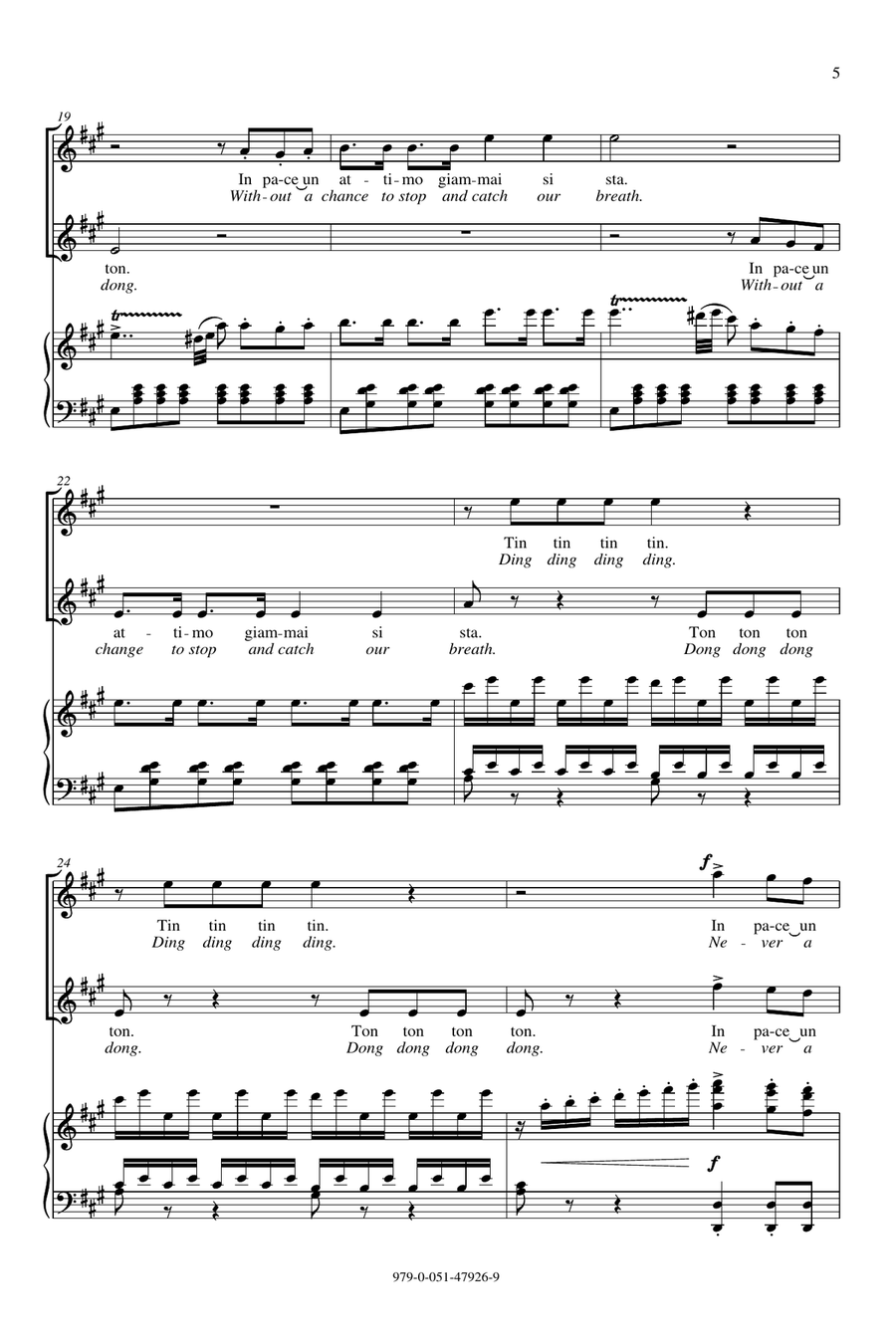 Servants' Chorus Servants' Chorus 2-Part scores gallery preview page 3