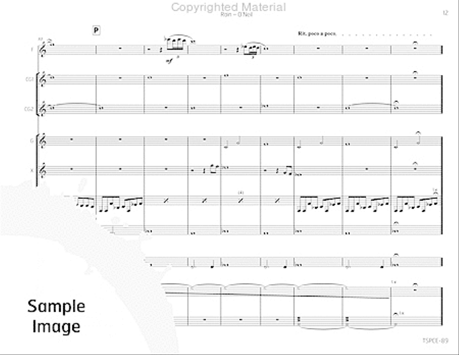 Rain Percussion Ensemble scores gallery preview page 16