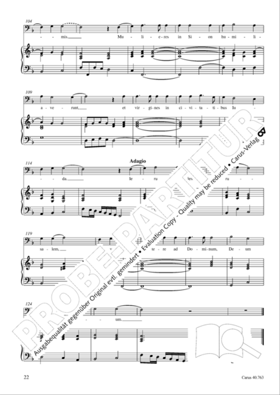 Drei Lamentationen zum Karsamstag Score scores gallery preview page 23