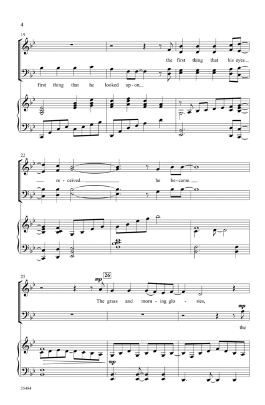 There Was a Child Went Forth 4-Part scores gallery preview page 3