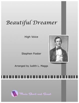 Book cover for Beautiful Dreamer (High voice)