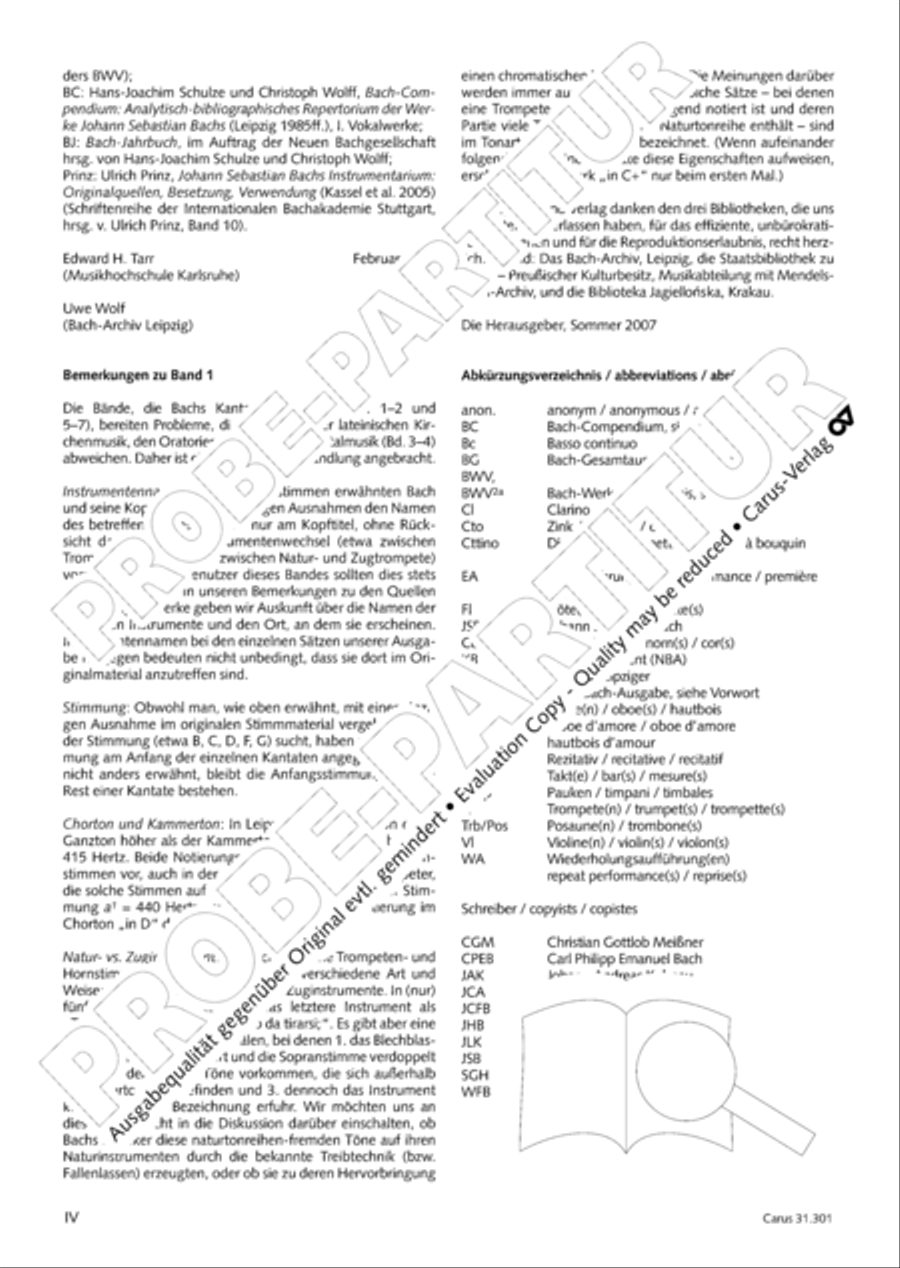 Bach for Brass 1: Cantatas I Voice scores gallery preview page 5