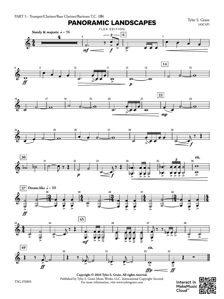 Panoramic Landscapes: Part 5 - B-flat Instruments