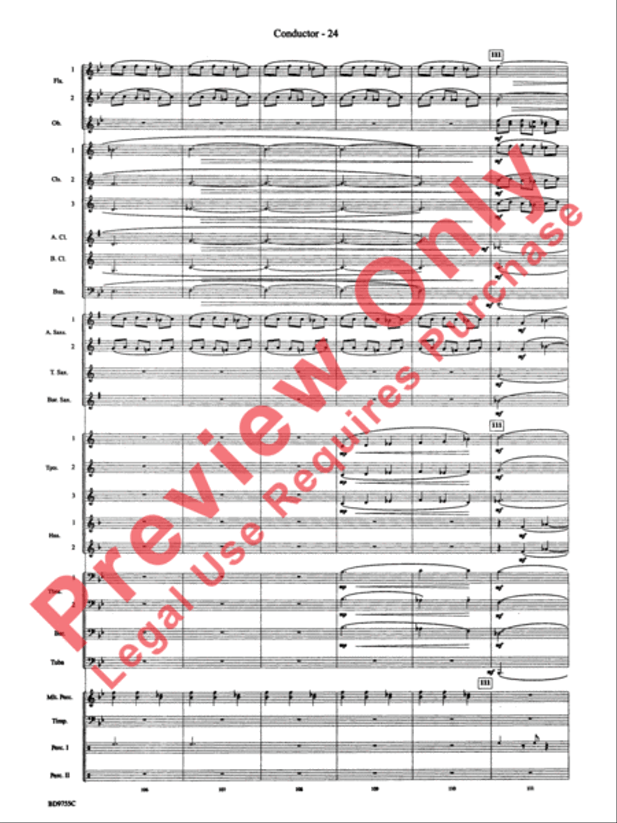 The Maelstrom Concert Band scores gallery preview page 27