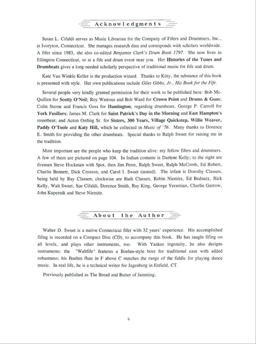 Complete Music for the Fife and Drum Oboe scores gallery preview page 3