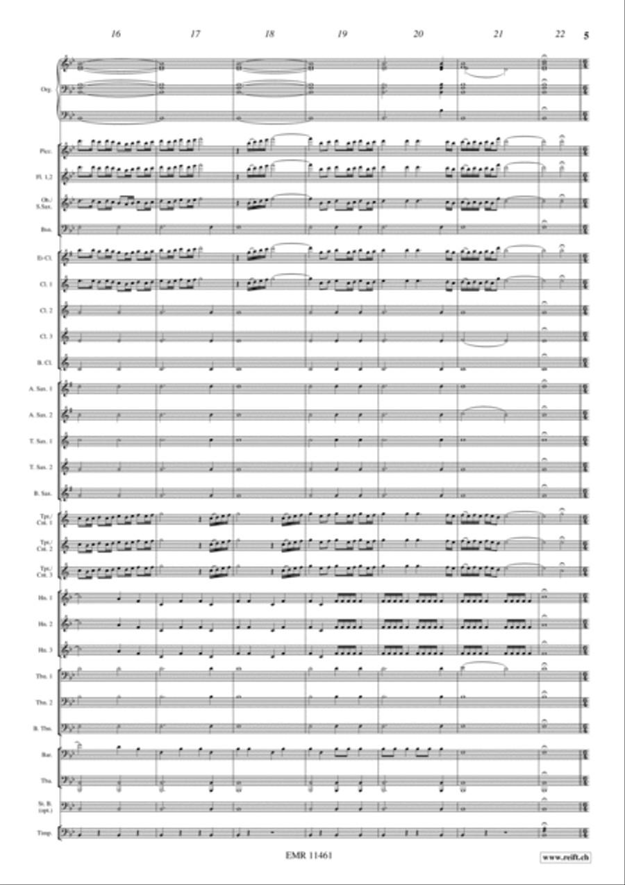 Domine ad Adiuvandum Concert Band scores gallery preview page 6