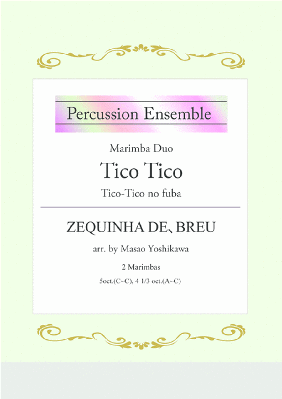 Tico Tico Percussion Ensemble scores gallery preview page 1