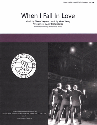 Book cover for When I Fall in Love