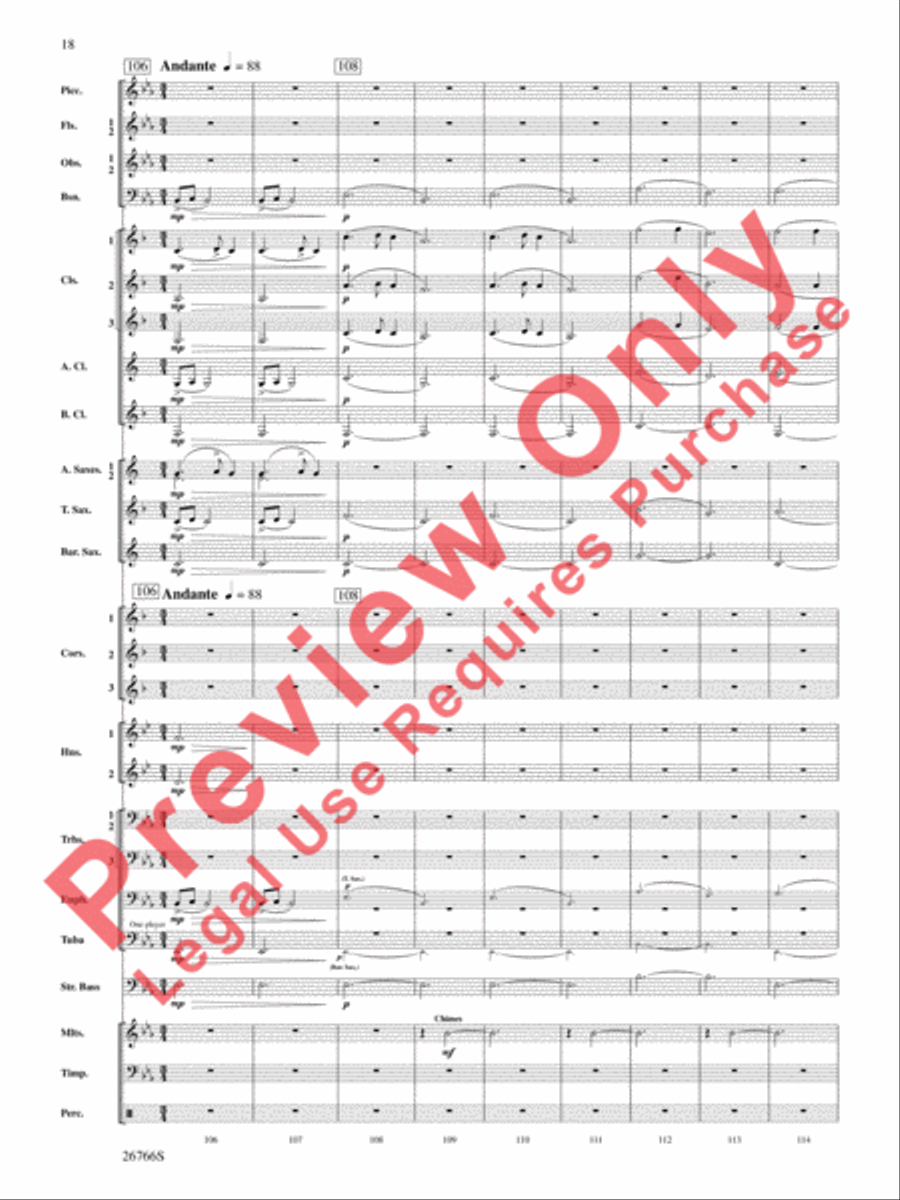 A Christmas Festival A Christmas Festival Concert Band scores gallery preview page 19