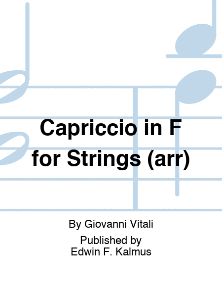 Capriccio in F for Strings (arr)